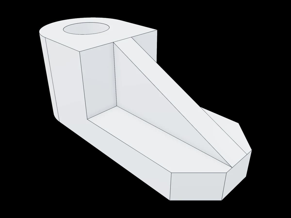 Chamfered Base Mounting Plate