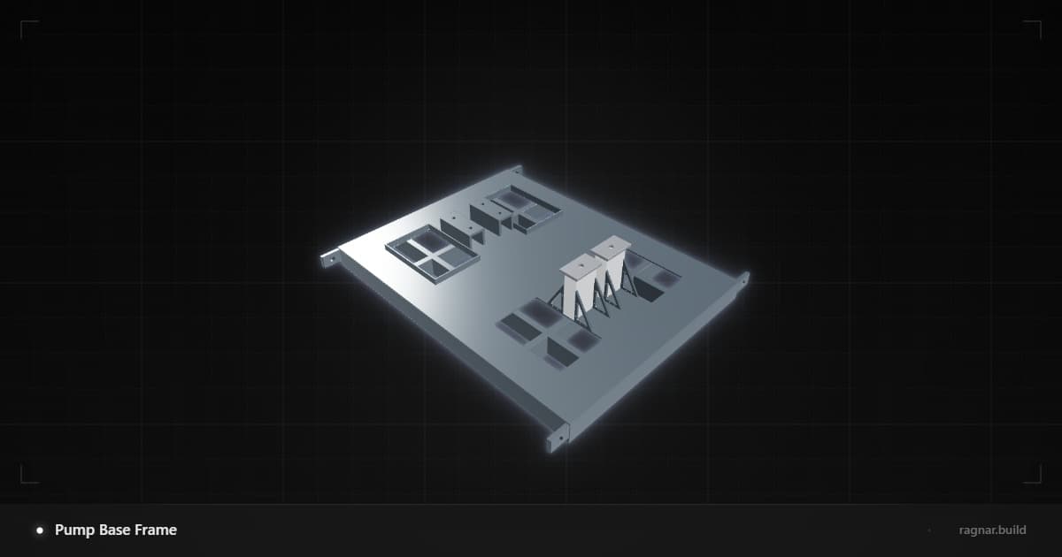 Pump Base Frame