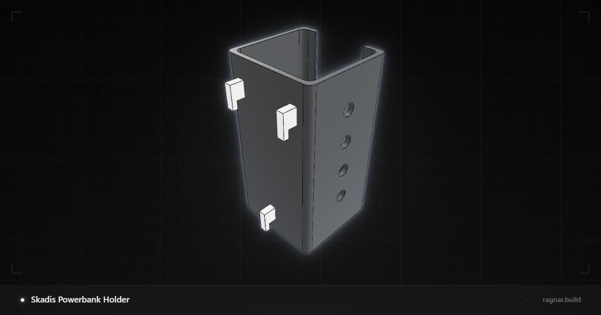Skadis Powerbank Holder