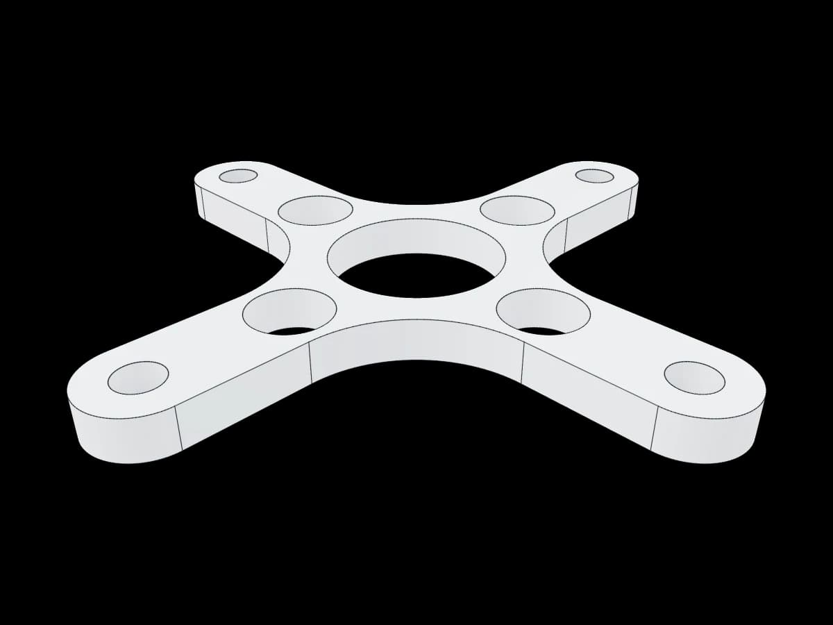 Four Arm Plate
