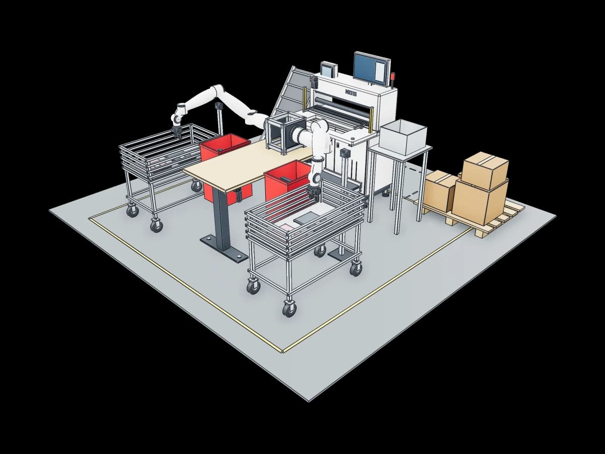 Autobagger Loading Robot Cell
