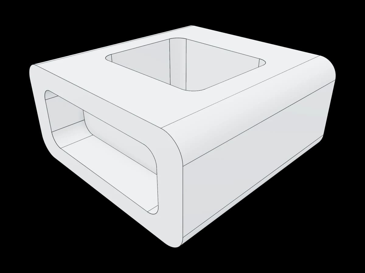 Recessed Machined Block