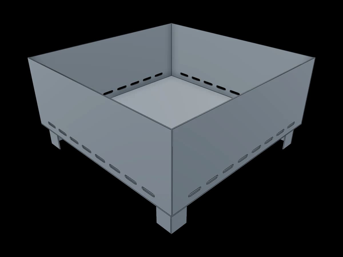 Sheet Metal Firebox