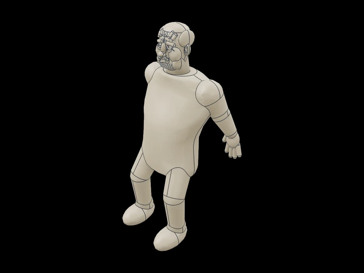 Humanoid character pose