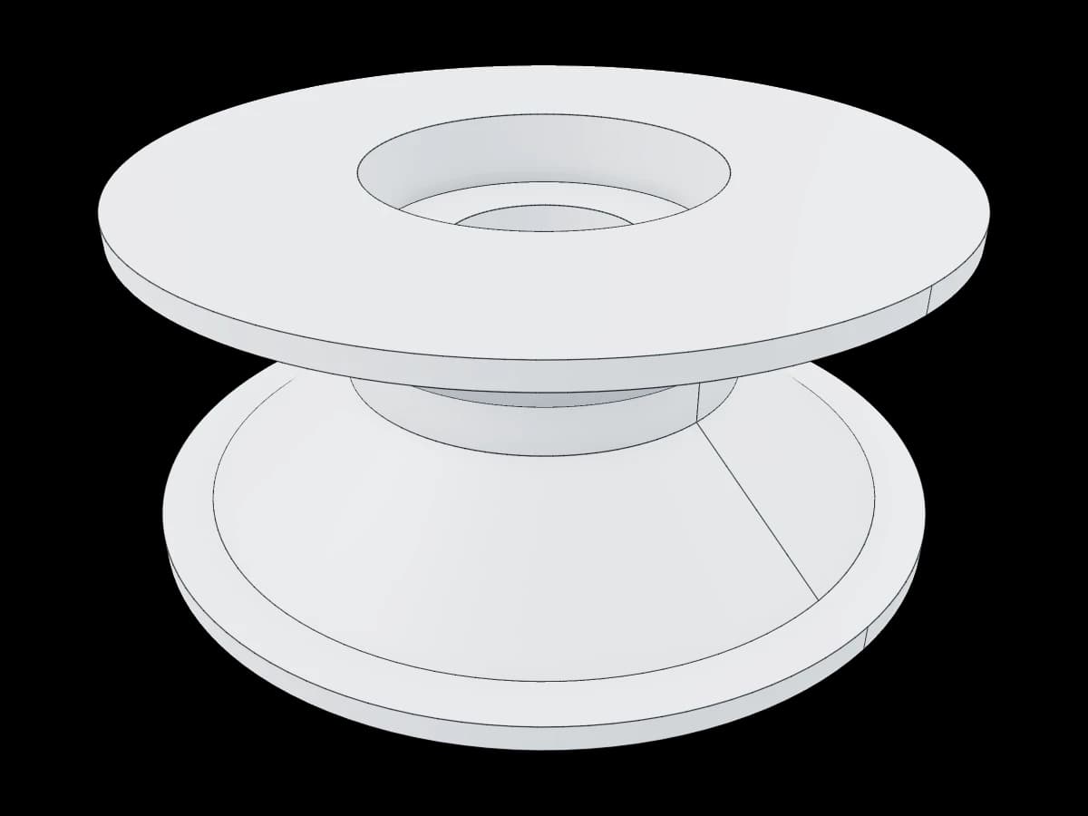 Tapered Grooved Spool
