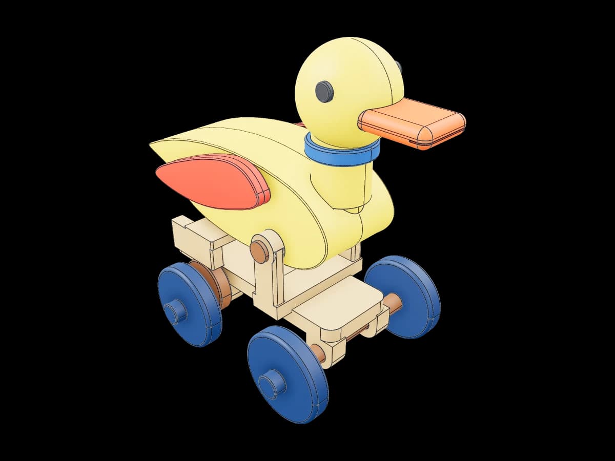 Vintage Mechanical Duck Toy | Ragnar Gallery