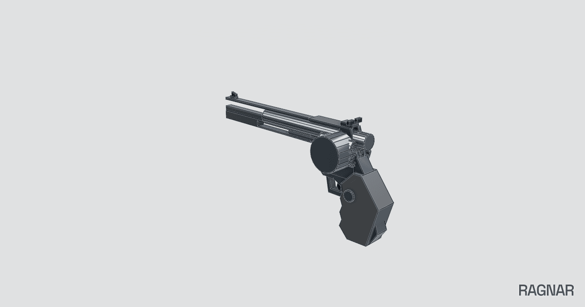 Detailed Revolver Model