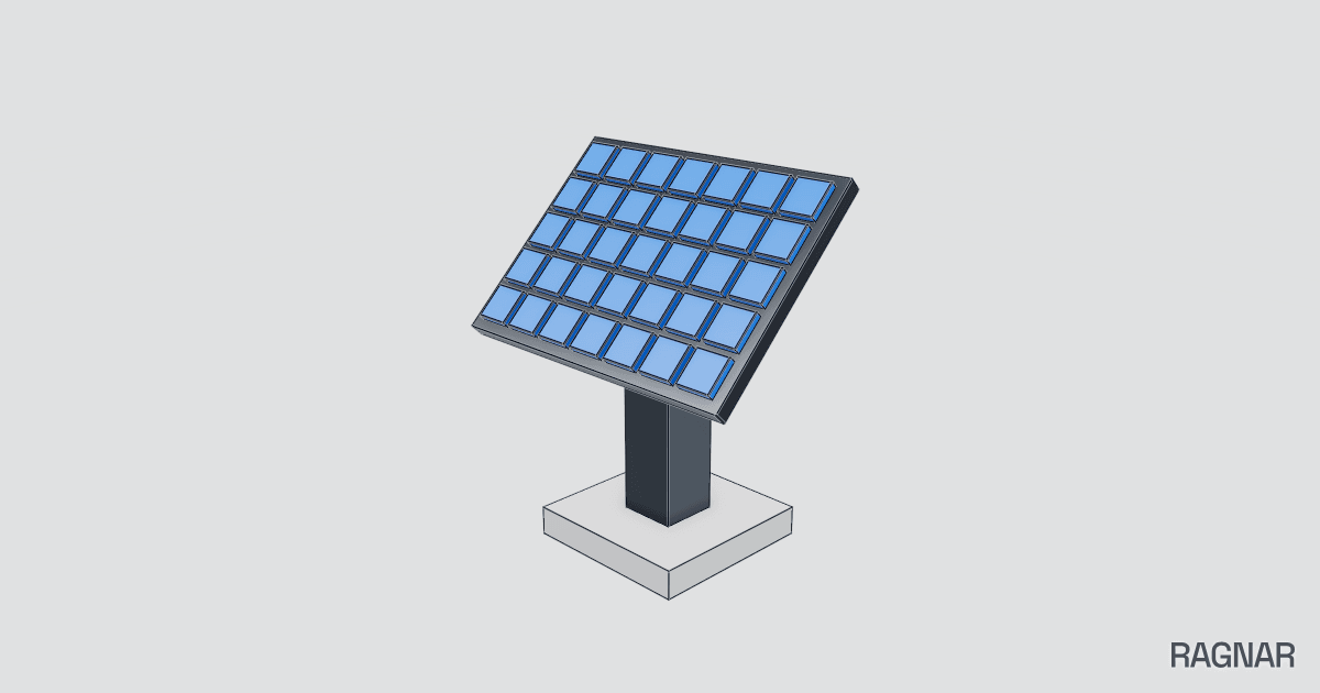 Blocky Solar Panel