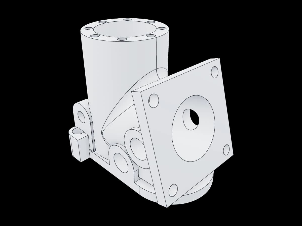 Industrial Elbow Housing