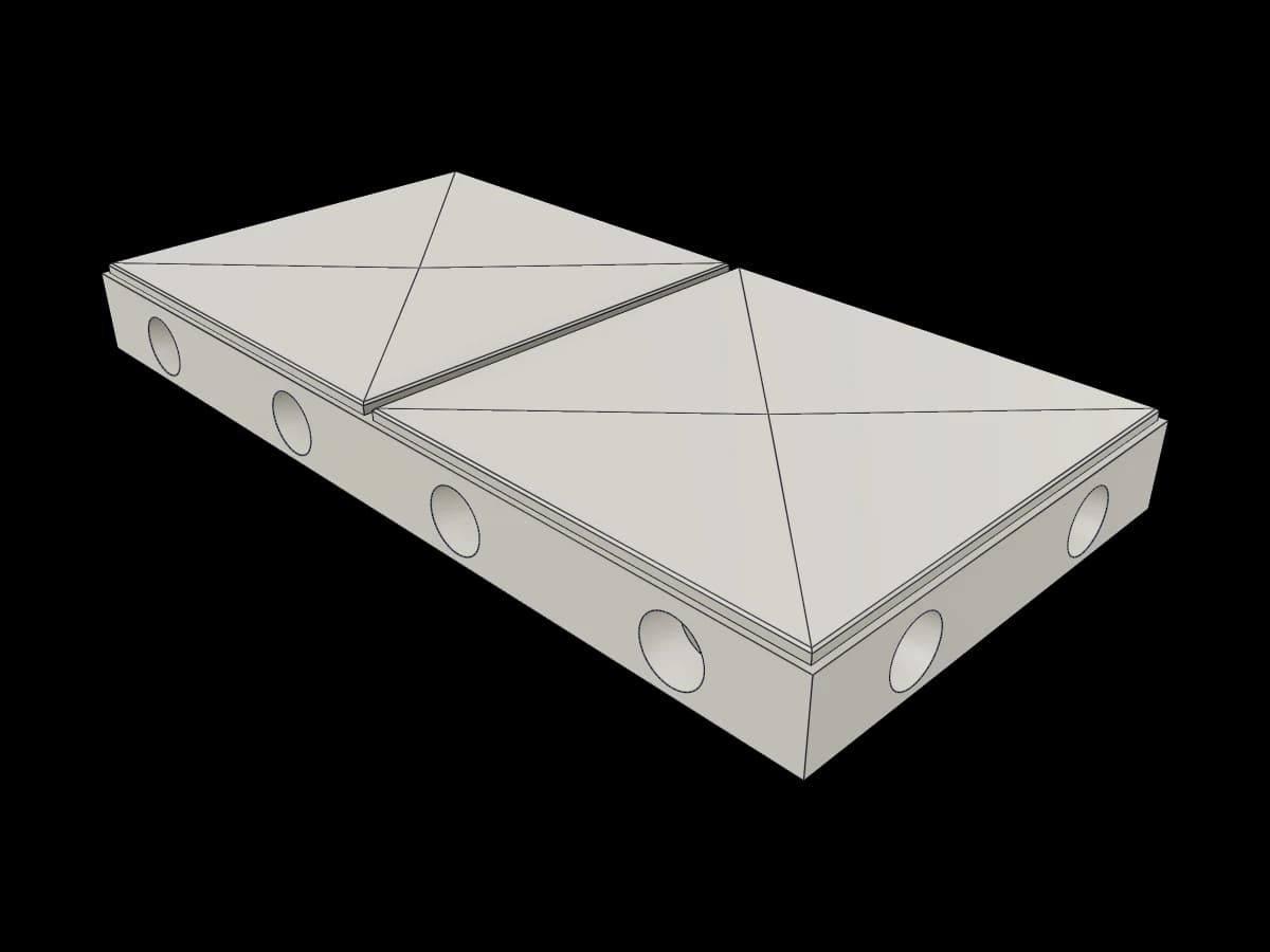 Square Tabletop Floor Tile