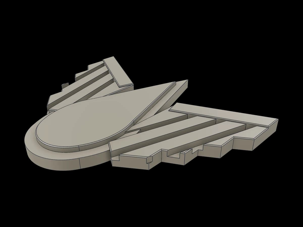 Winged Blood Drop Insignia