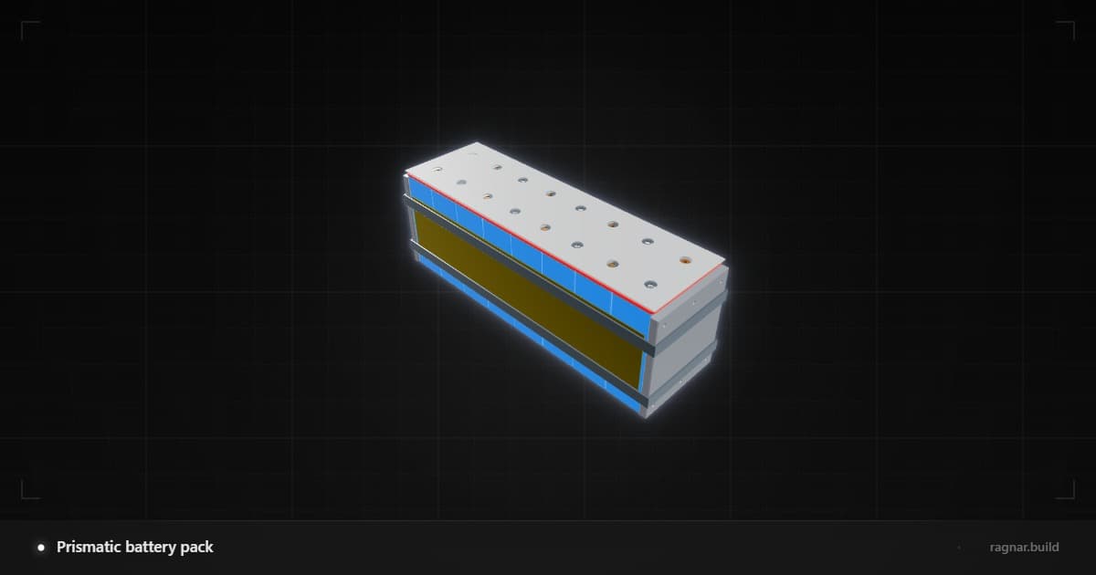 Prismatic battery pack