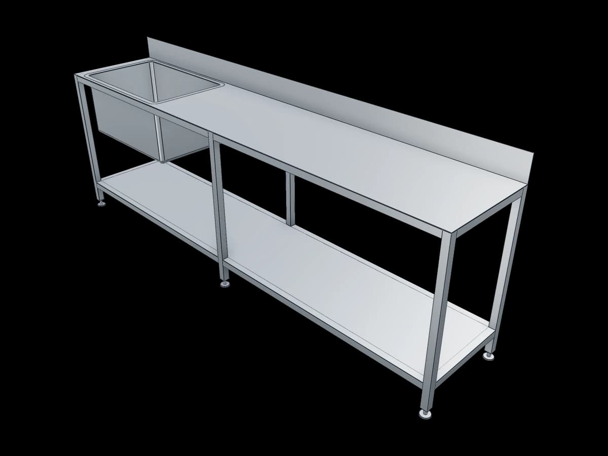Industrial Sink Workbench (remix)