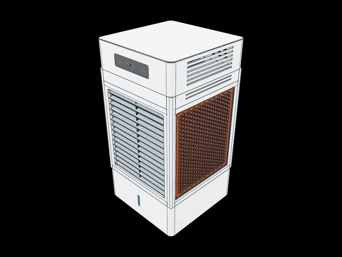 Mobile Evaporative Air Cooler