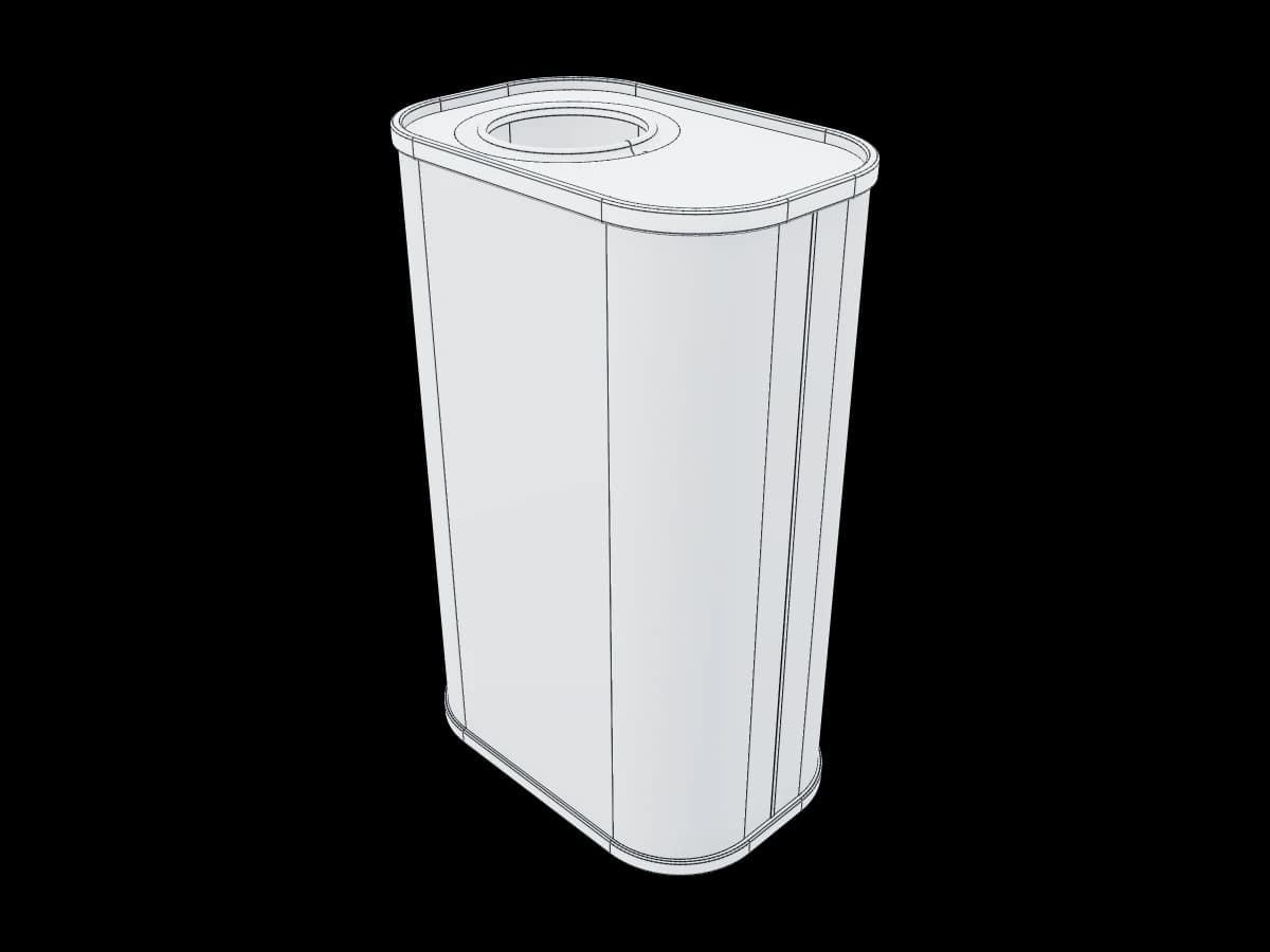 Rectangular Tinplate Can
