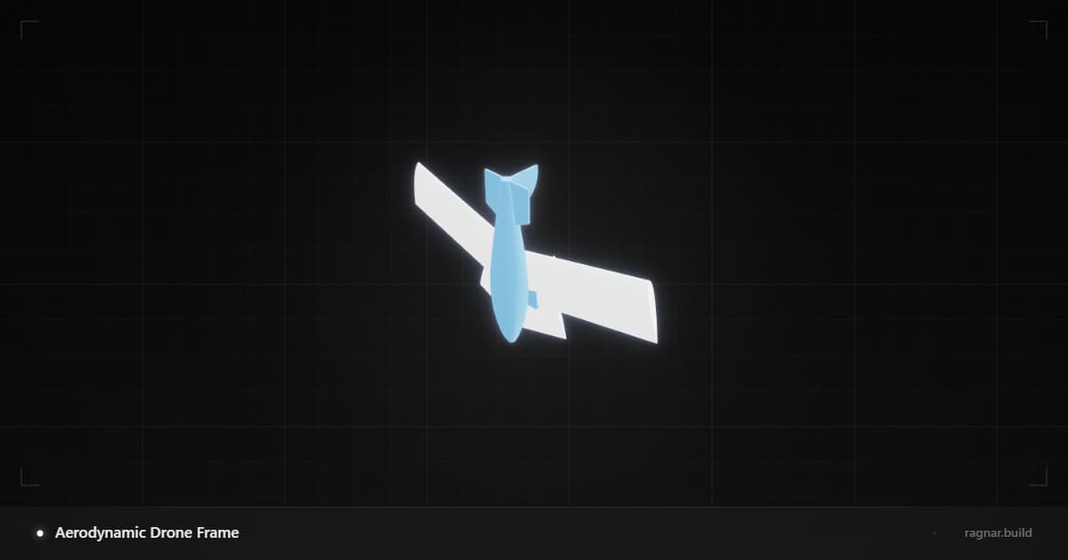 Aerodynamic Drone Frame