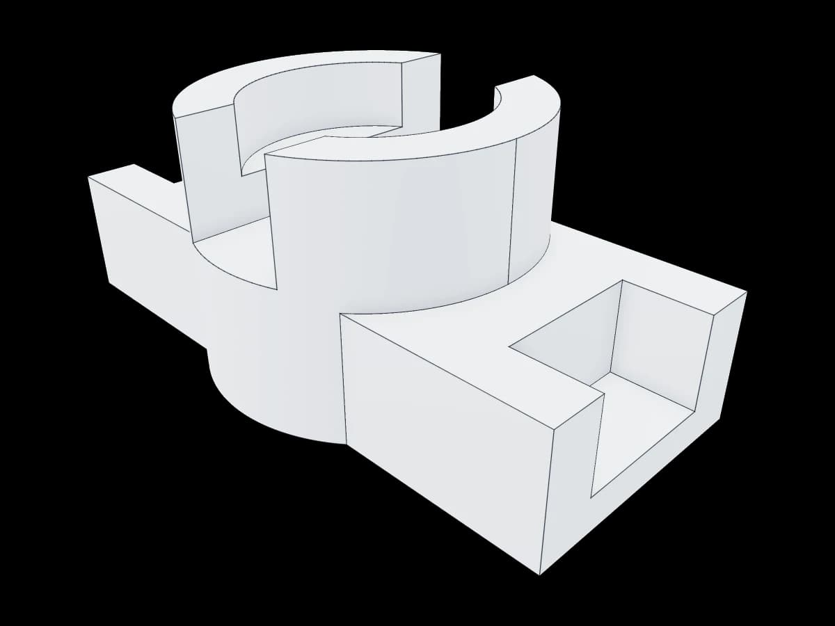 Slotted Cylindrical Support