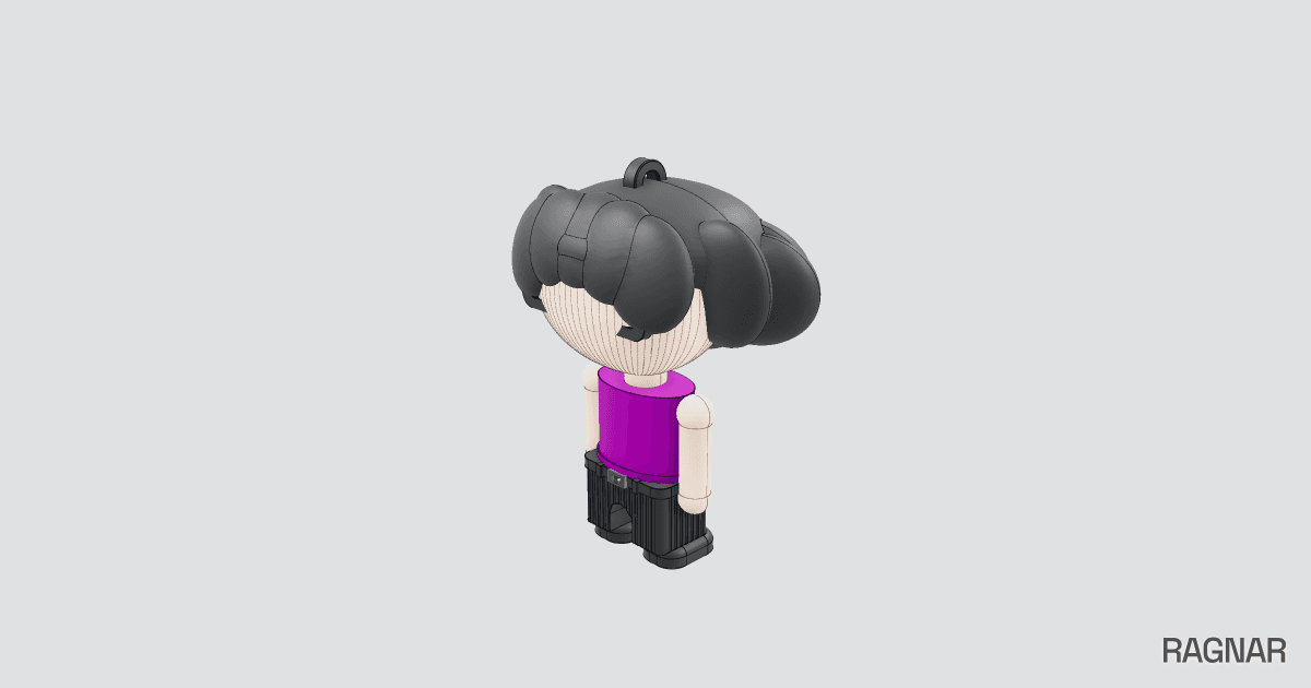 Chibi keychain figure