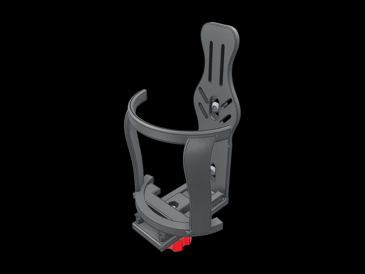 Adjustable bottle cage