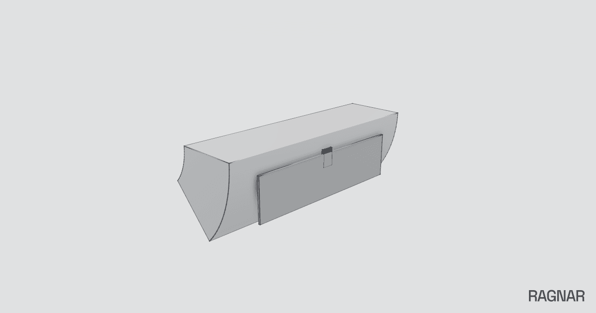 Cylinder door mechanism