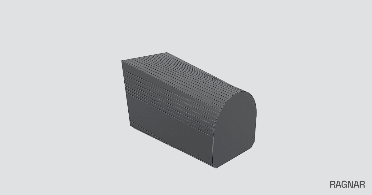 Rubber fender transition