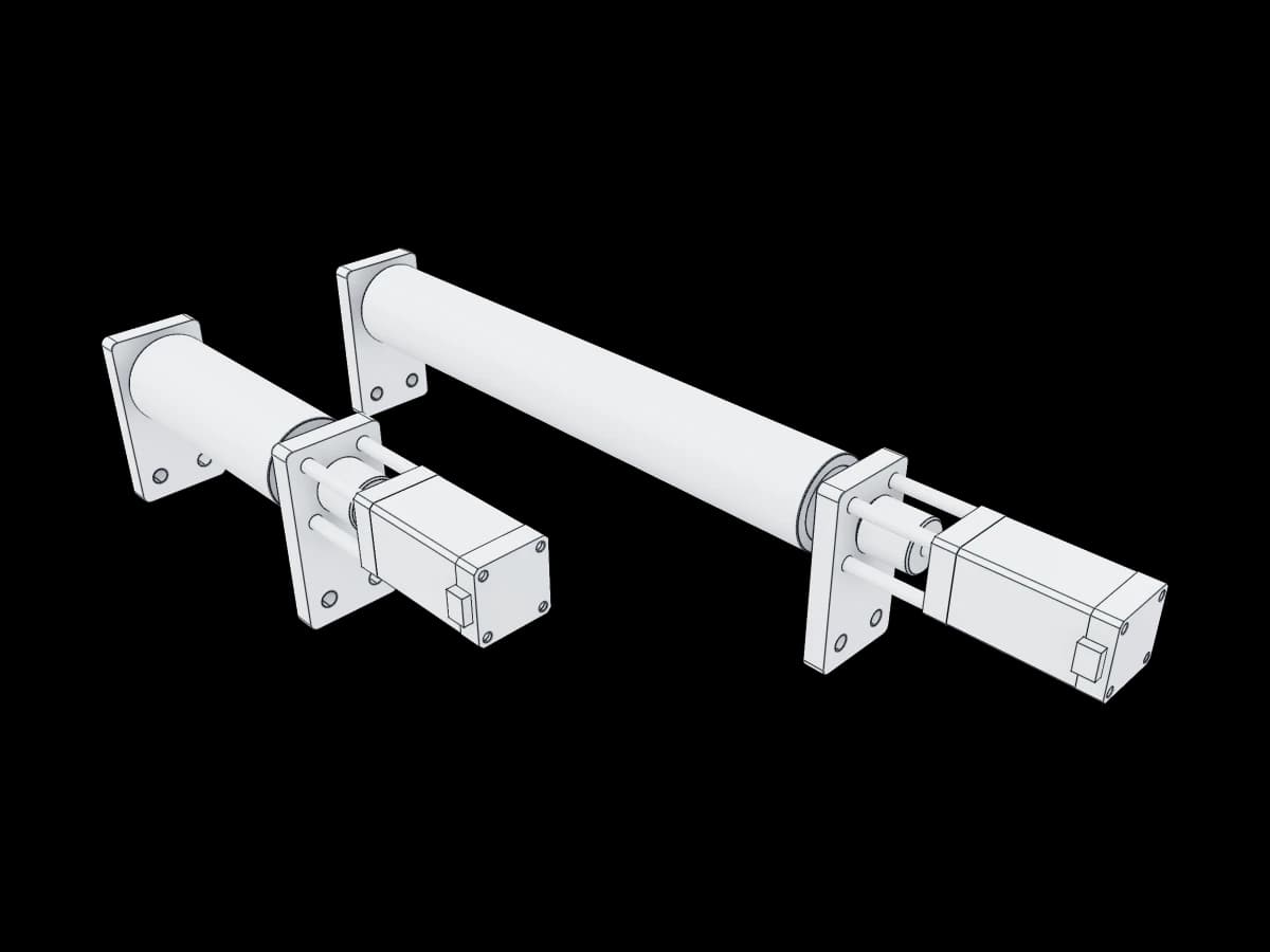 Motorized Rubber Rollers
