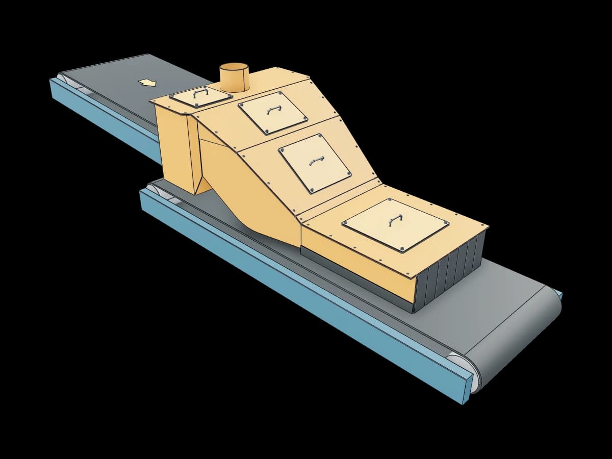 Conveyor Discharge Chute