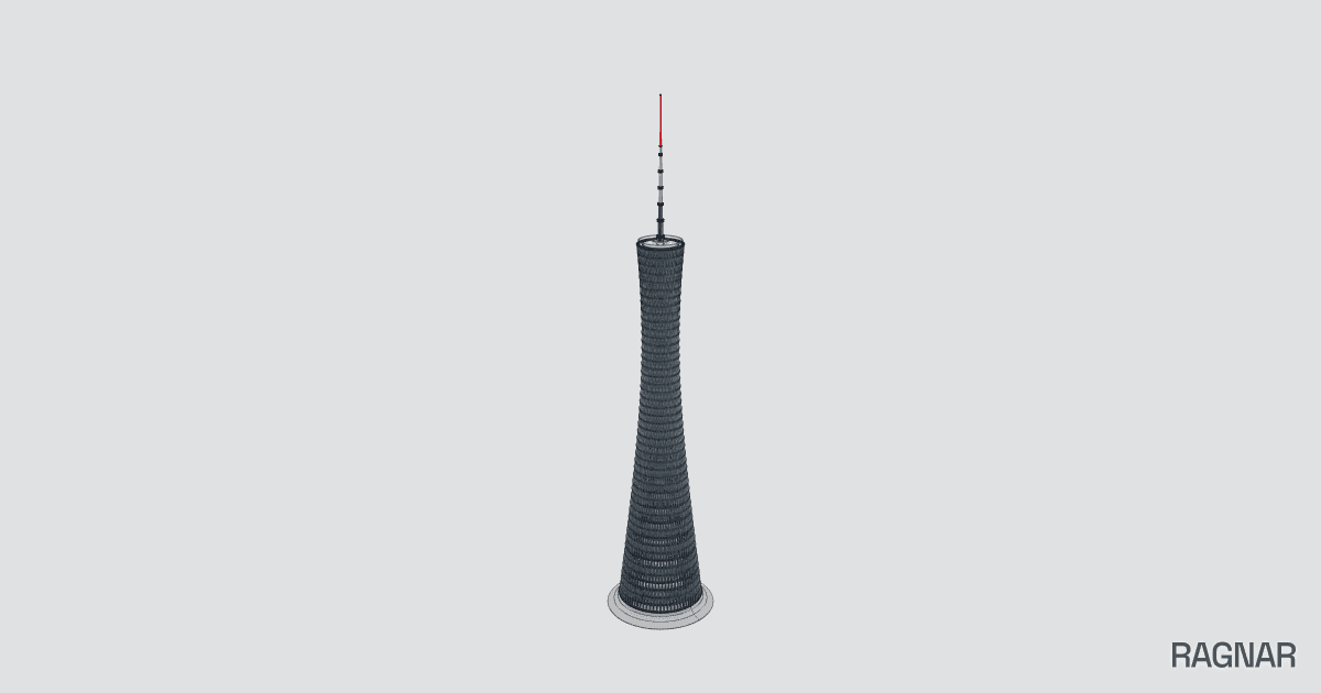 Canton Tower model