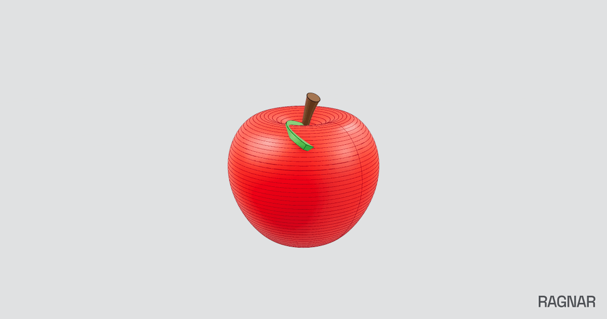 Cartoon Apple