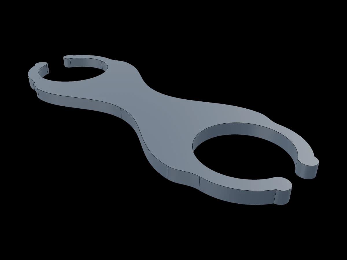 Double C-Clip Fastener
