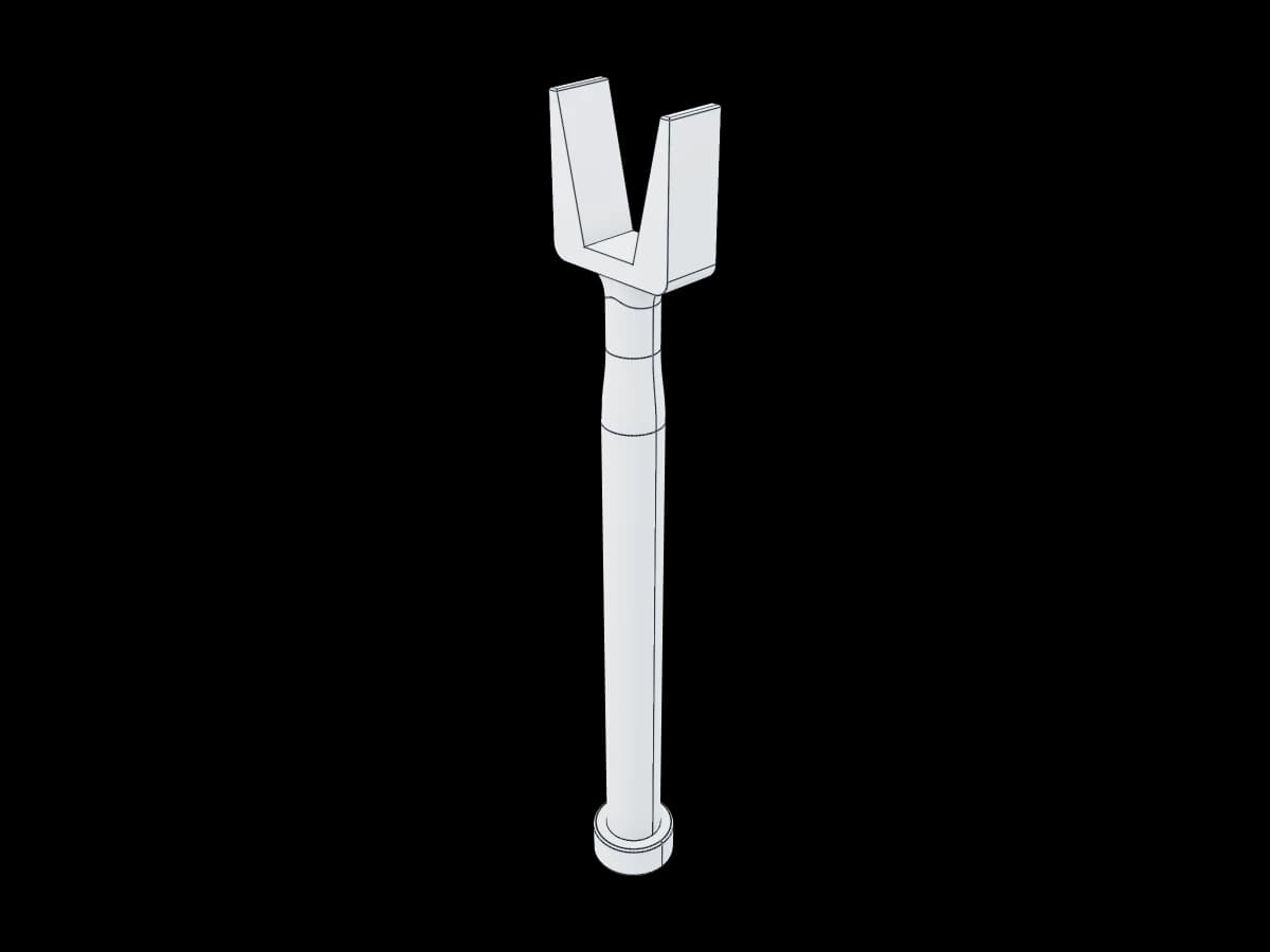 Spiked Fork Support