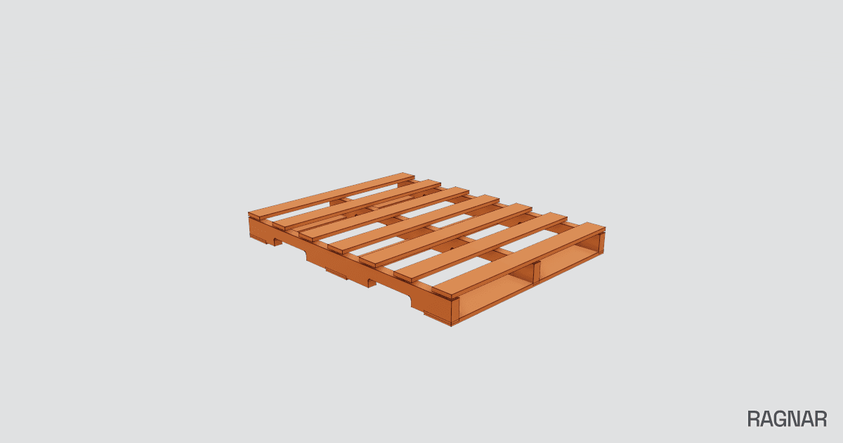 Wooden Stringer Pallet