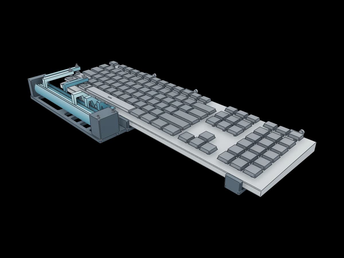 Mechanical Keyboard Thumb Actuator