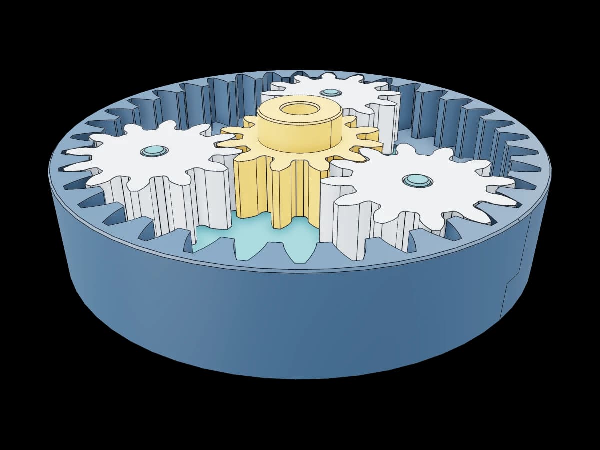 Simplified Planetary Gear Set