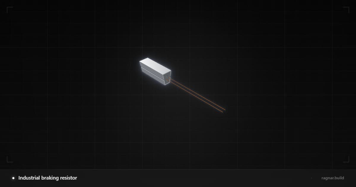 Industrial braking resistor
