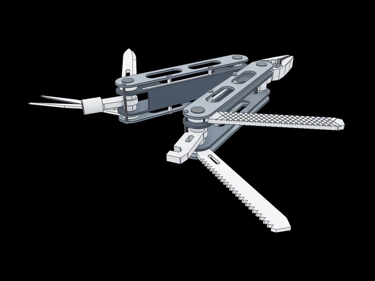 Multi-tool With Plier Head
