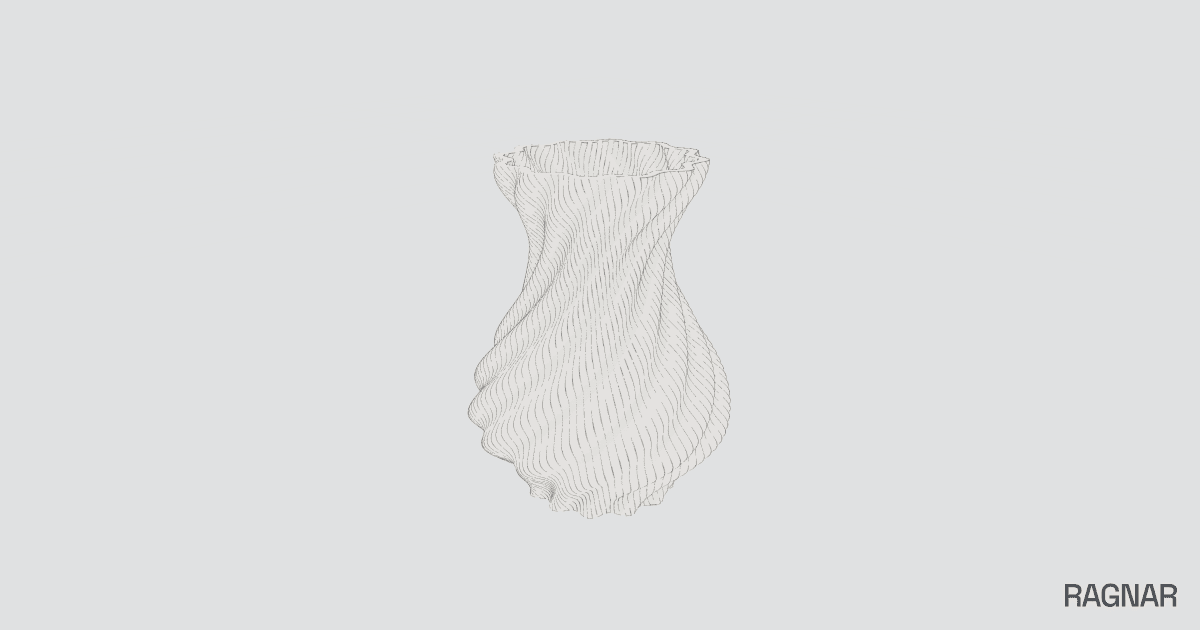 Small swirly vase