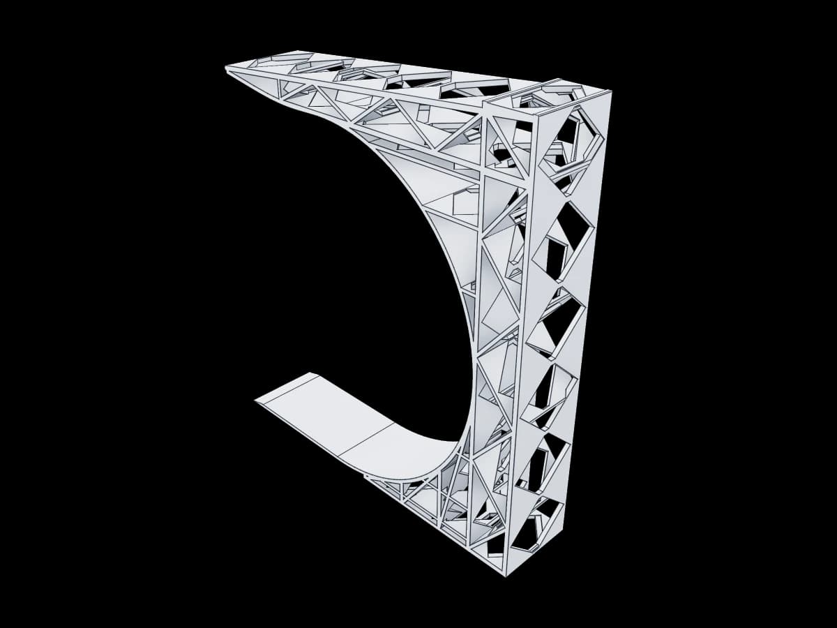 Curved Launch Ramp Miniature