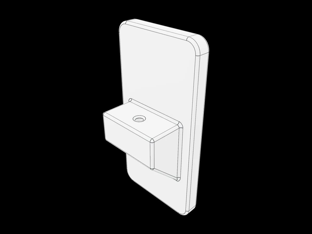 Adhesive Pleated Blind Bracket