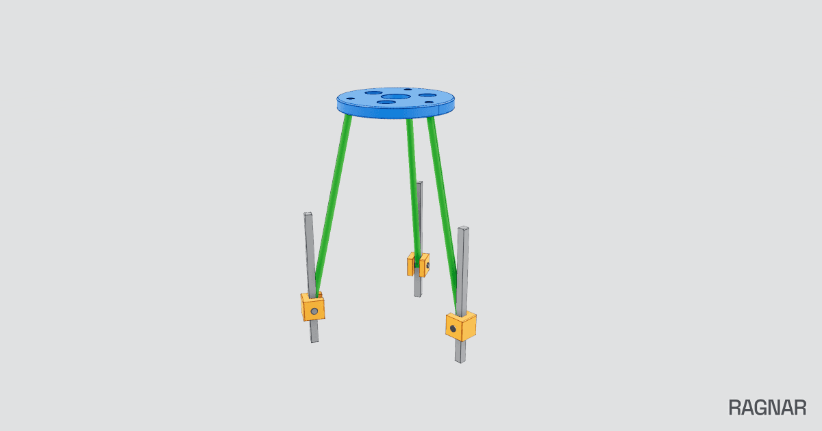 Parallel robot mechanism