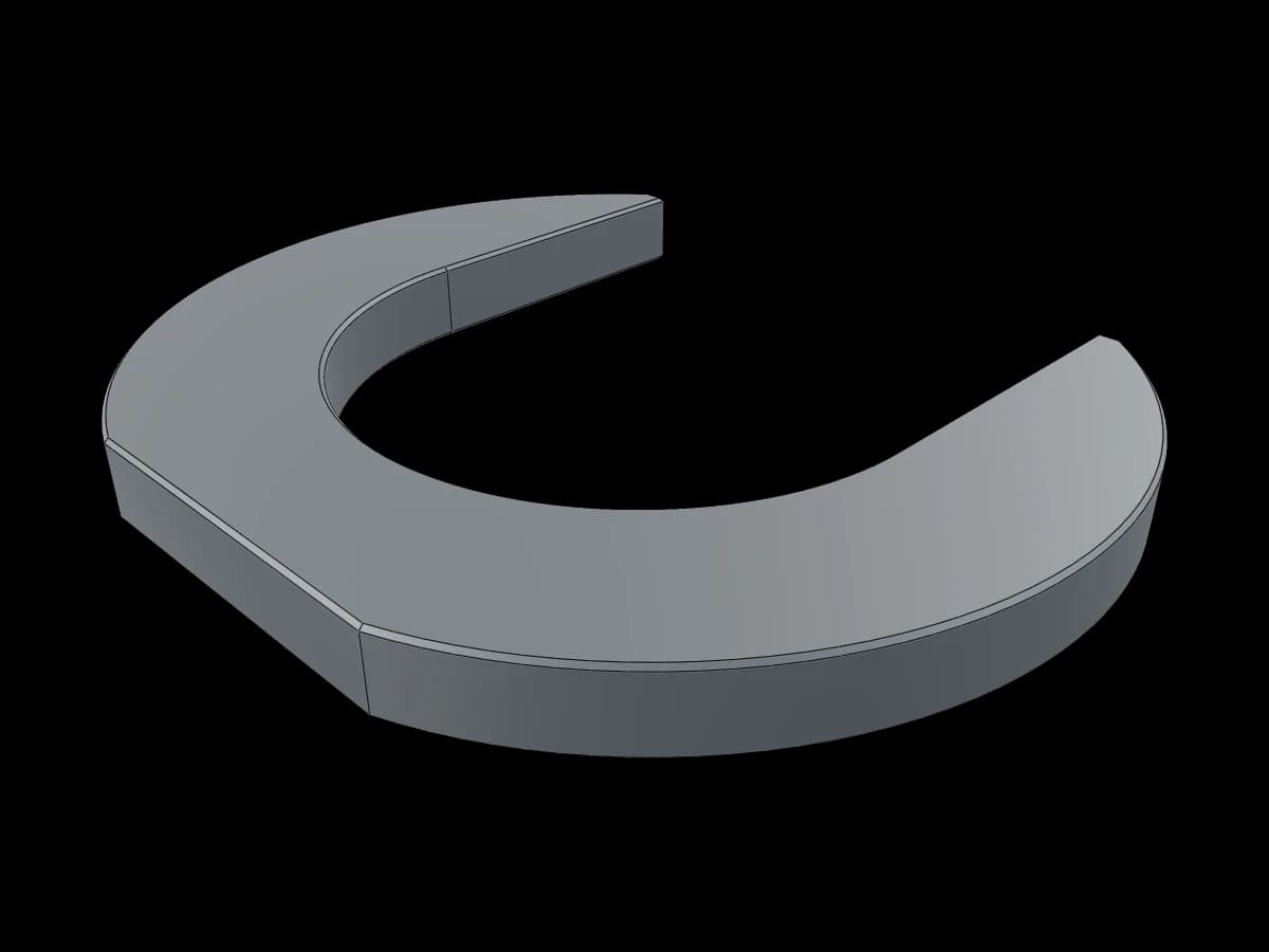 U-Shaped Metal Plate