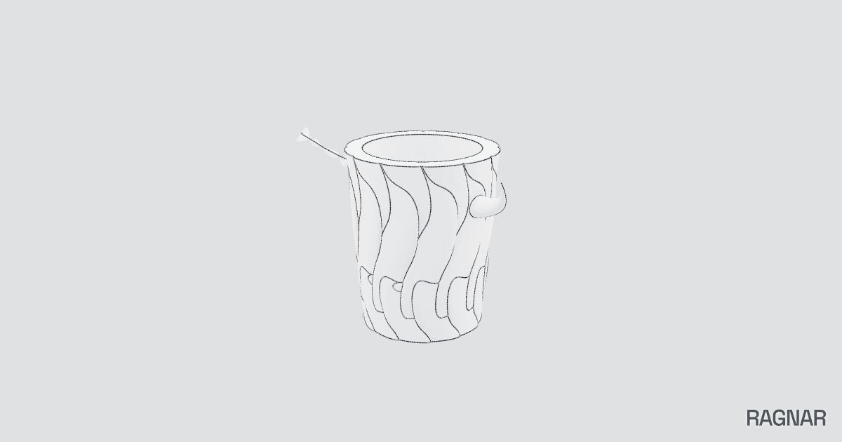 Highland cow glass