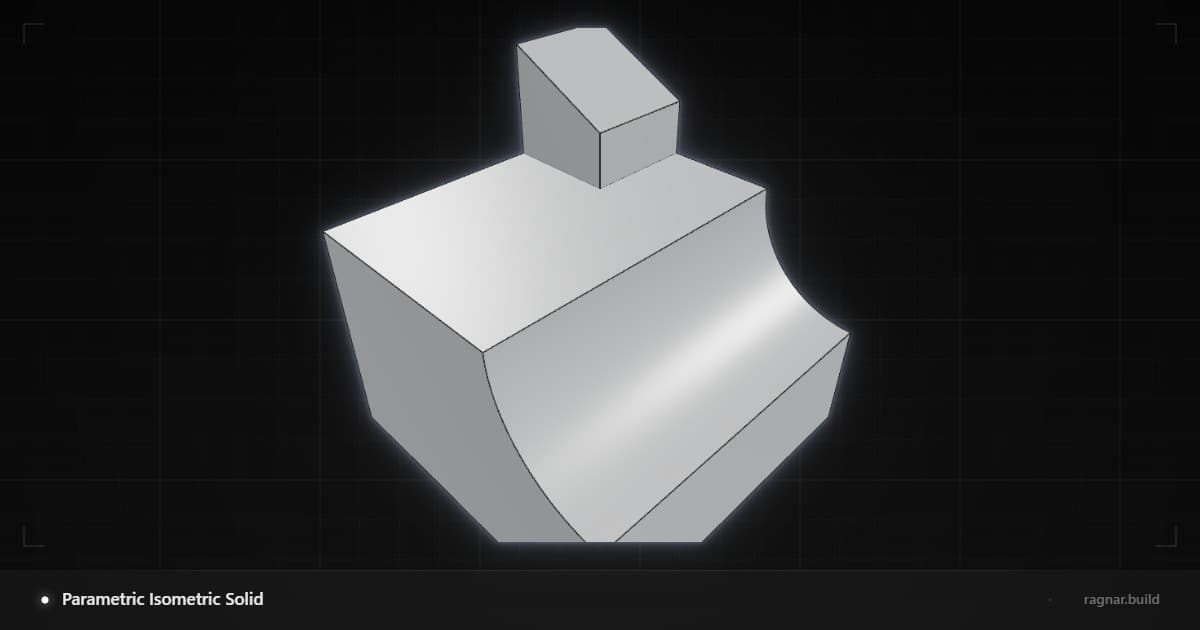 Parametric Isometric Solid