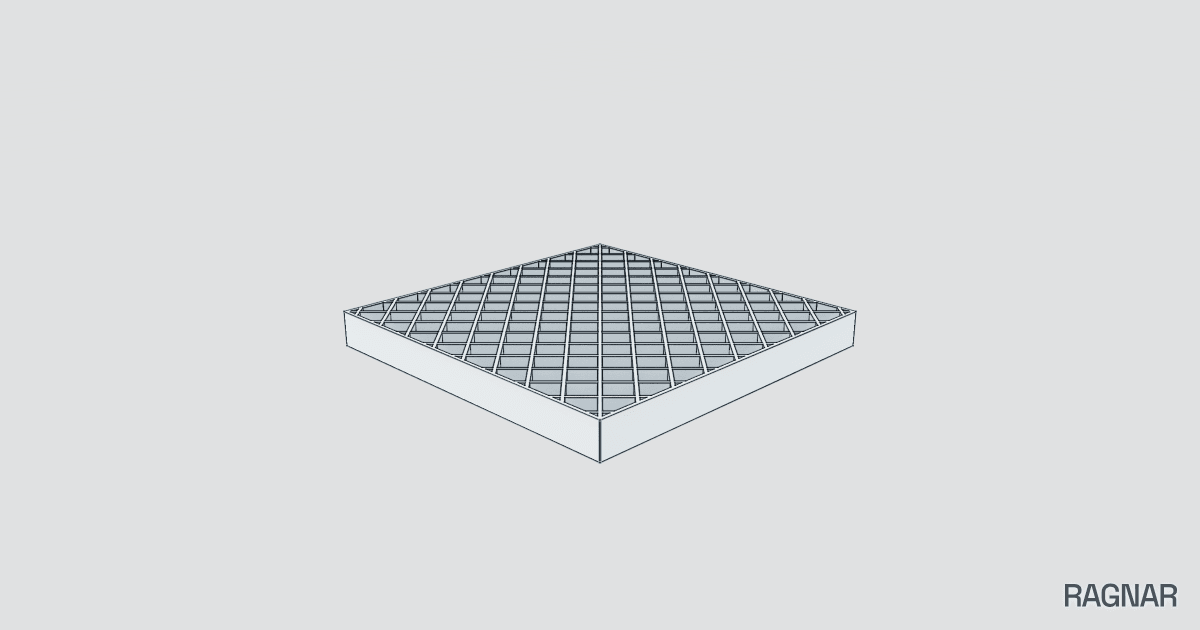 Diamond Lattice Tray