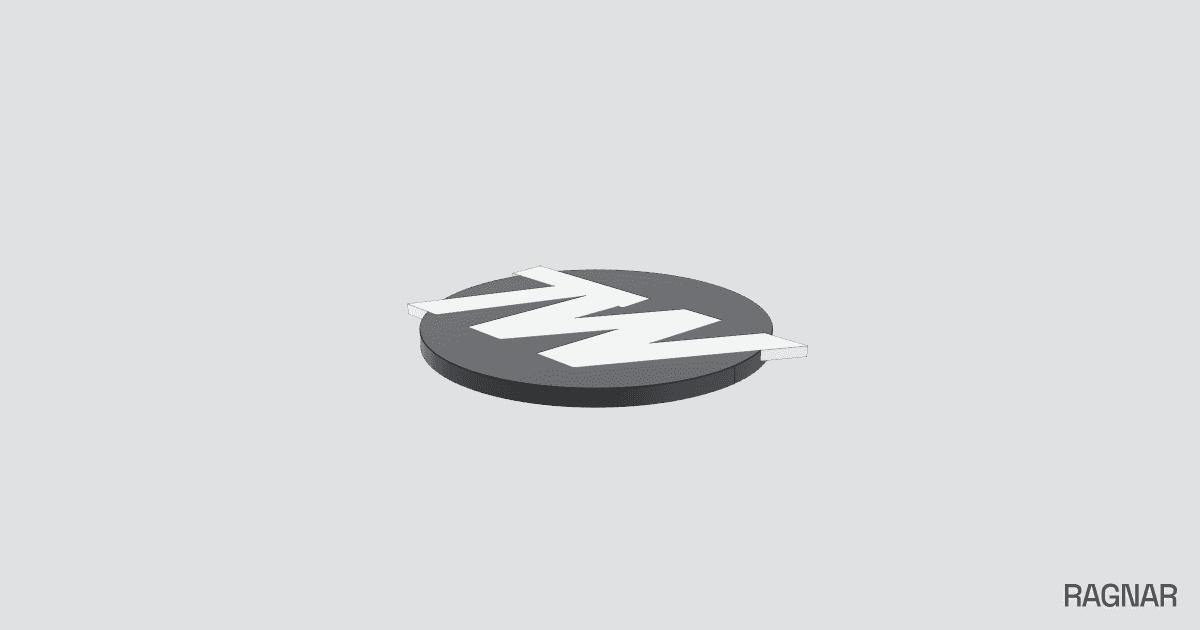 Stylized TW Logo Emblem