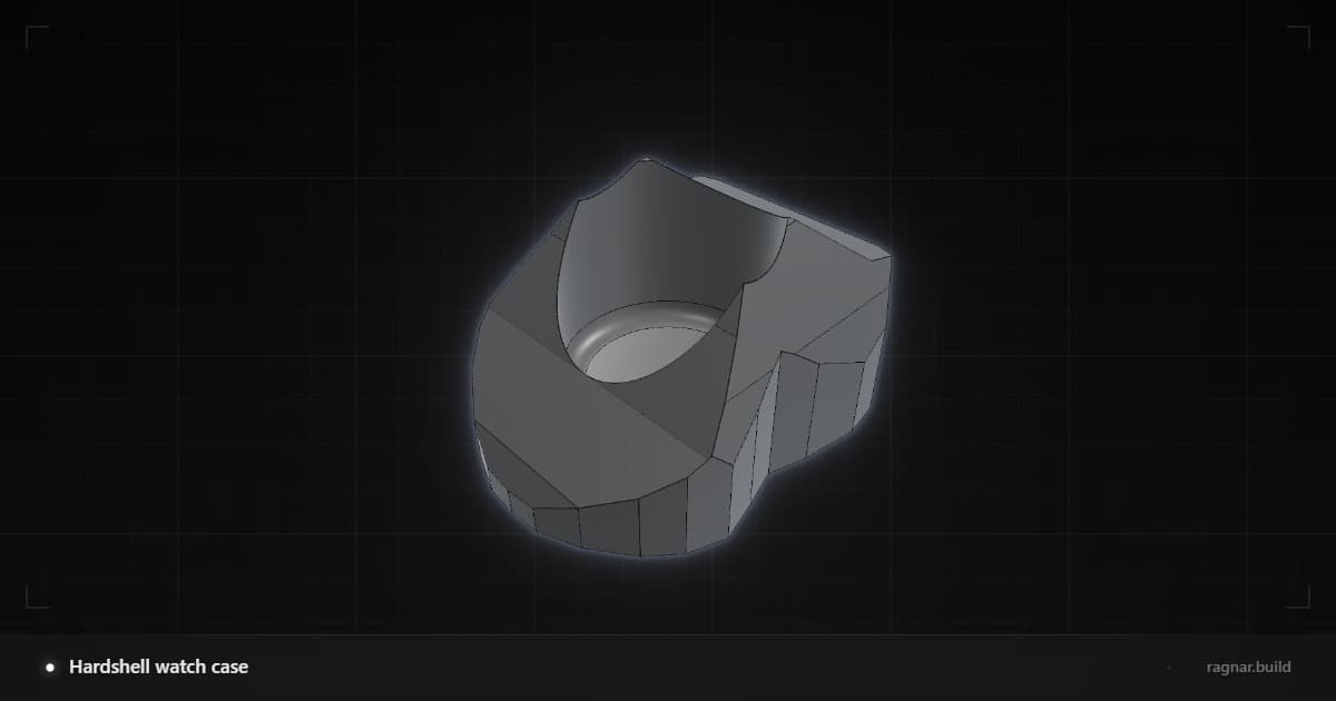 Hardshell watch case