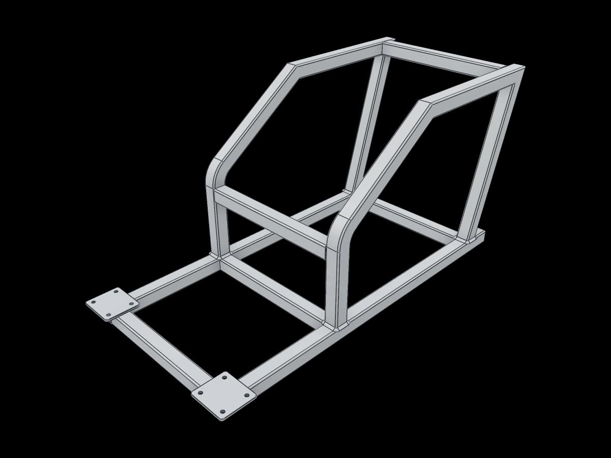 Square Tube Equipment Frame