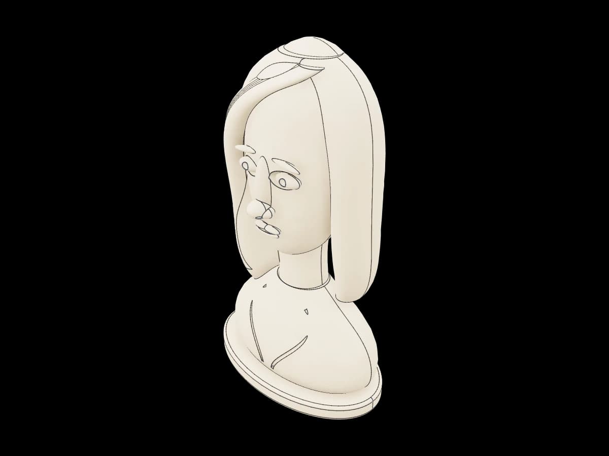 Custom Face Bust