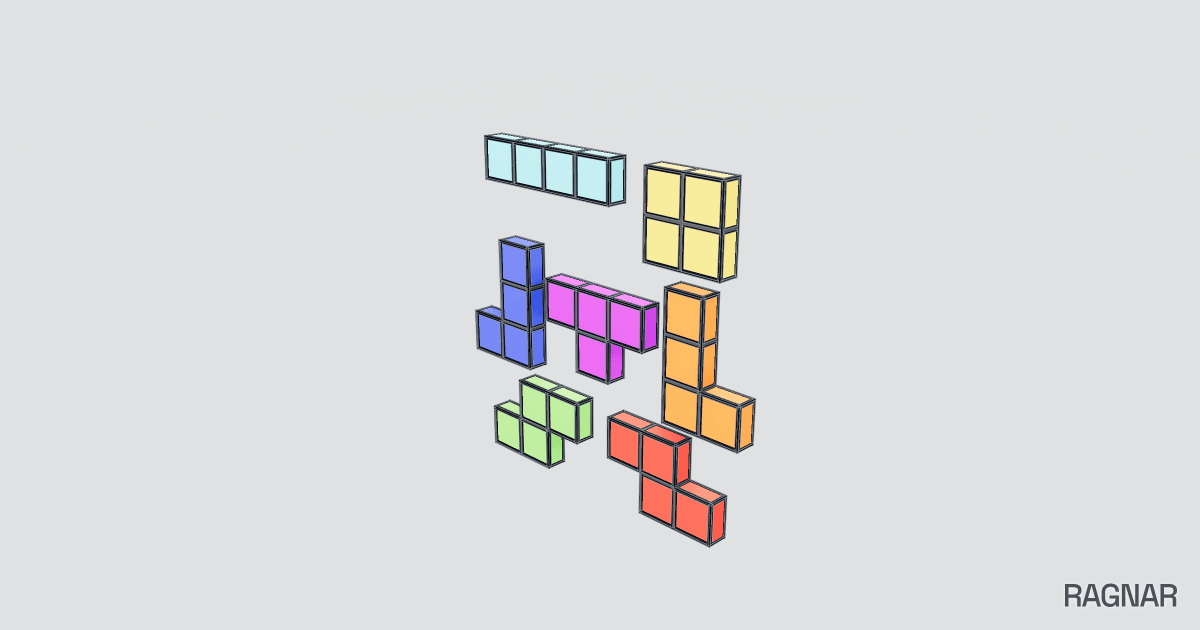 Tetris Wall Lamp
