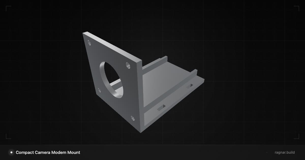 Compact Camera Modem Mount
